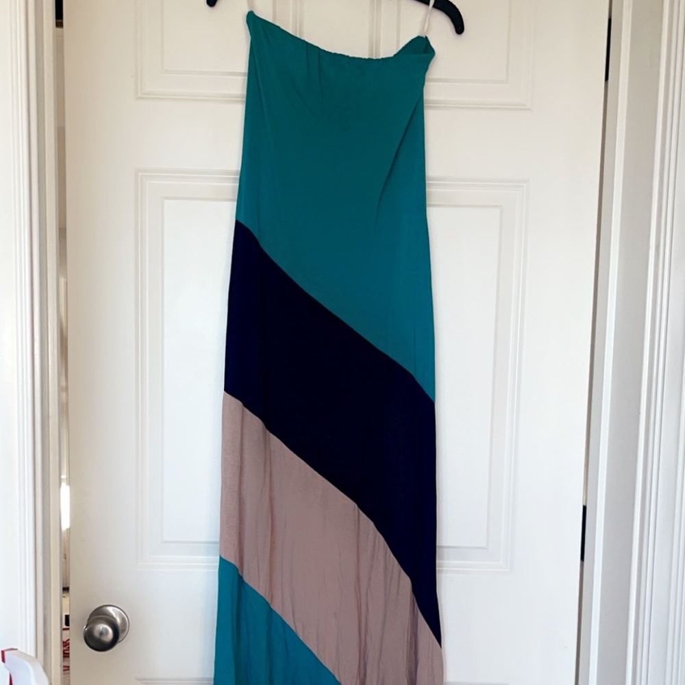 Boutique Strapless Maxi Dress small
